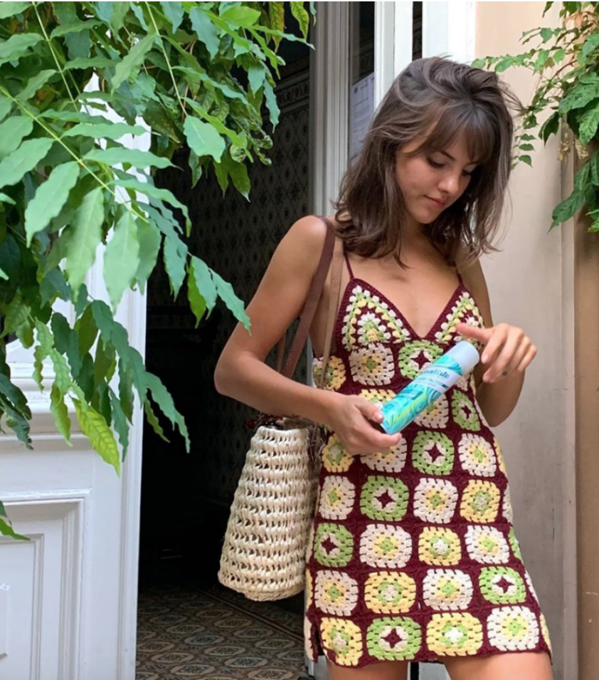 A crochet dress