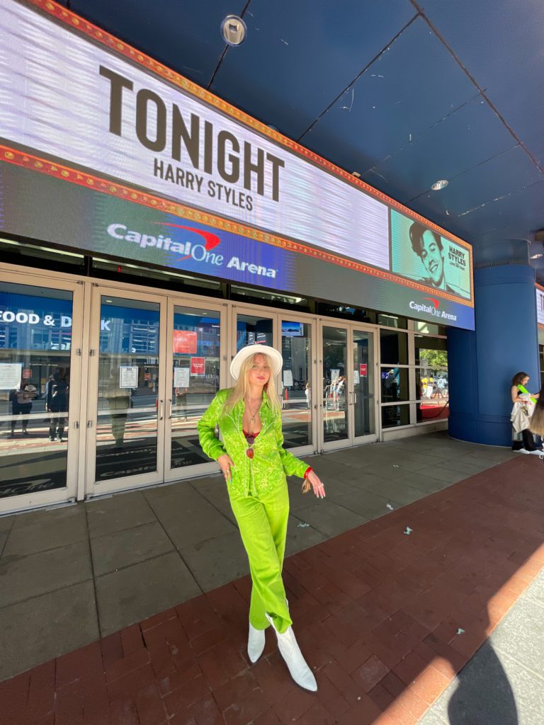 Lexy Silverstein attending a Harry Styles concert