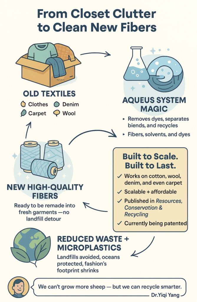From closet clutter to clean new fibers