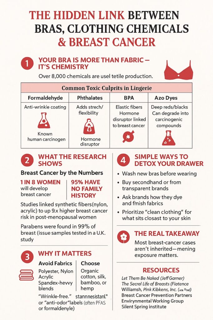 The Hidden Link Between Bras, Clothing Chemicals, and Breast Cancer