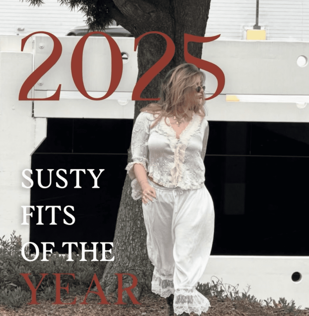 Susty Fits of the Year 2025.
Follow my Sustainable Fits on Instagram: https://www.instagram.com/p/DSk-qpAlJxI/?igsh=bTFuZmRiN2dhcmRoY