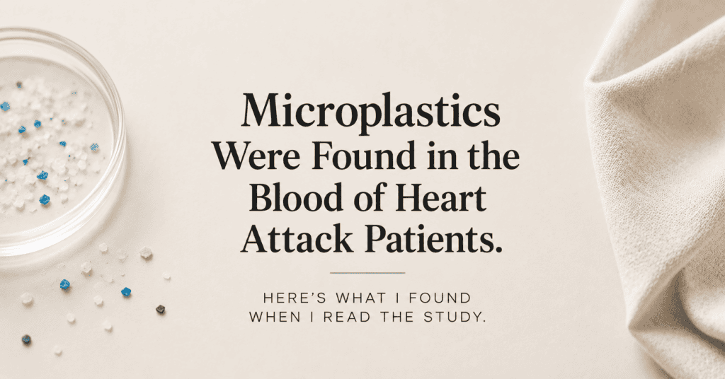 Microplastics in heart attack patients blood